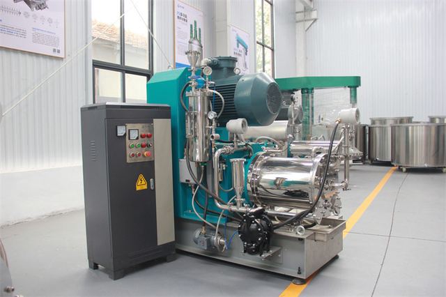 Horizontal Pin Type Bead Mill 30L 50L 100L Production Capacity 50