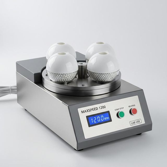 1200 RPM Planetary Ball Mill with Zirconium Oxide Balls