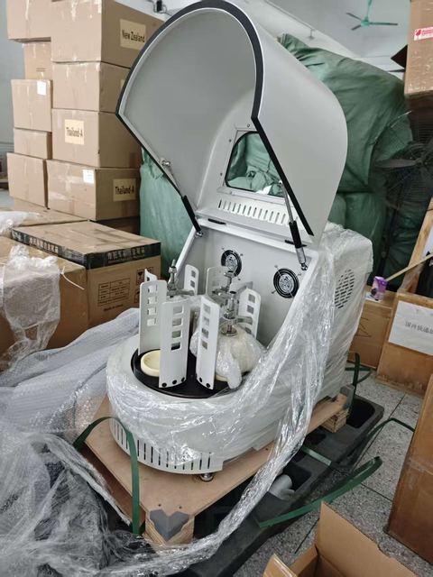 Vertical Planetary Ball Mill with Square Grinding Jars for Nano-Scale Dry and Wet Grinding