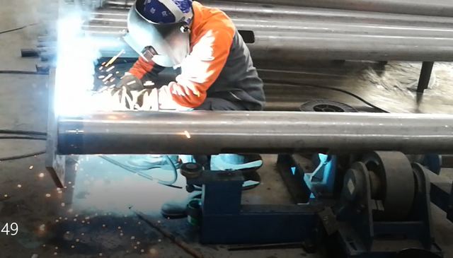 Steel Light Pole Welding & CNC Cutting Machine RW-DC120/260