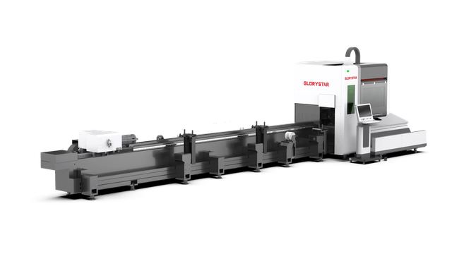 Dual-Chuck Fiber Laser Tube Cutting Machine