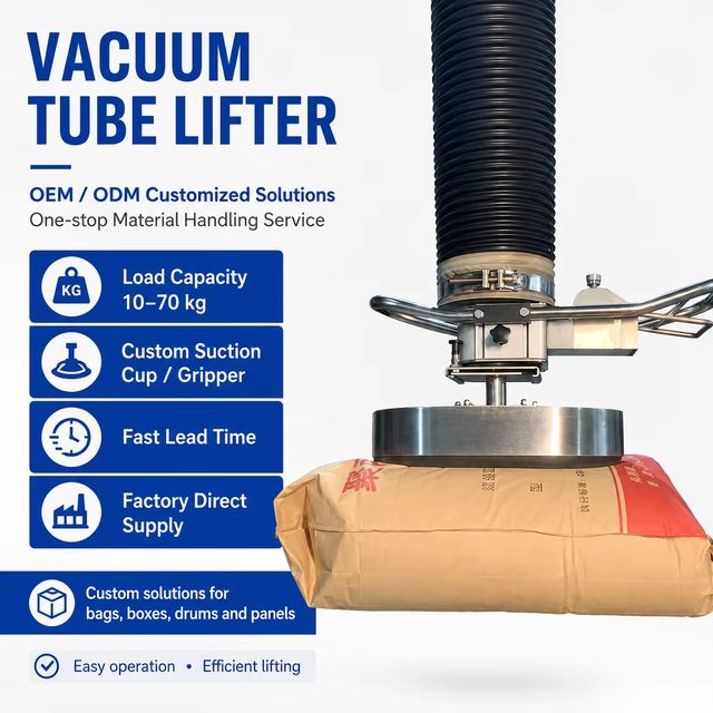 New CE Certified Industrial 35kg Sack & Bag Manipulator Vacuum Lifting System with 360 Rotation for Cement