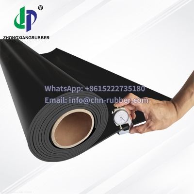 Density 1.6g/cm³ Black styrene butadiene rubber sheet