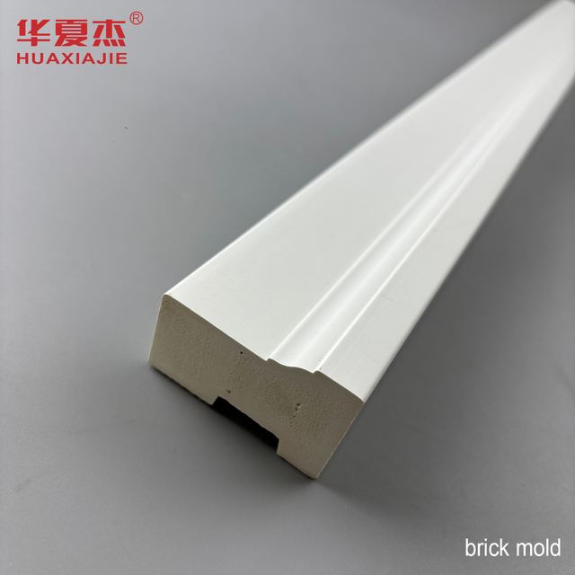 New Product Pvc brick mold PVC white brickmold PVC moulding foam indoor