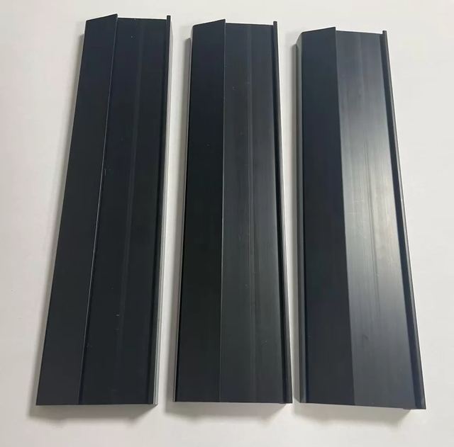 PVC Profile Smartshelf Rail Top Plastic Components 130mm Length