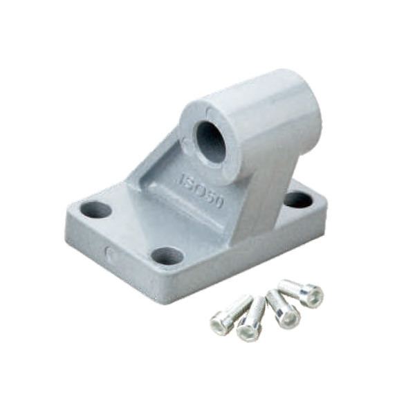 Grey SDB Air Cylinder Accessories Fixed Type / Angle Type With Back Cover