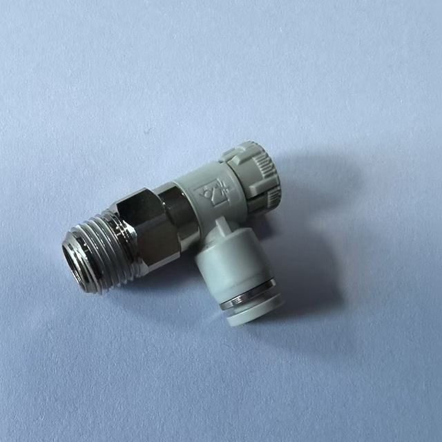 Convenient Pneumatic Tube Fittings Push-to-Connect and NPT Thread