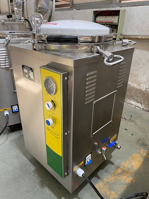 120L Microcomputer Control Stainless Steel Vertical Autoclave Machine