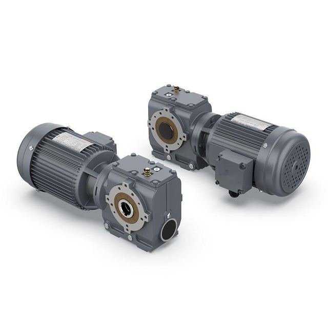 Industrial Electric Bevel Helical Gear Reducer Motor Gearbox Units