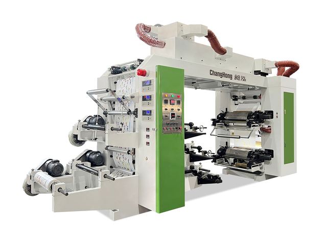 Supply ODM Automatic 4 6 8 10 Color Stack Flexographic Printer for plastic films