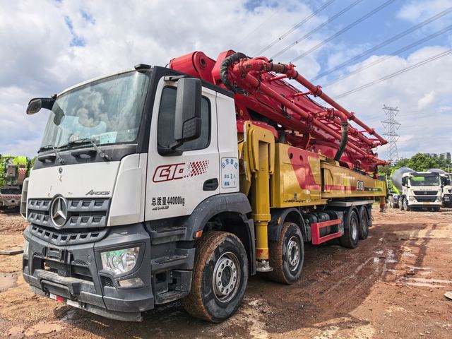 Used 2021 SANY 65m Concrete Pump Truck Mercedes Benz Chassis Euro 5
