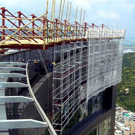50.8mm Aluminium Ringlock Suspended Type Scaffolding For Curtain Wall Project