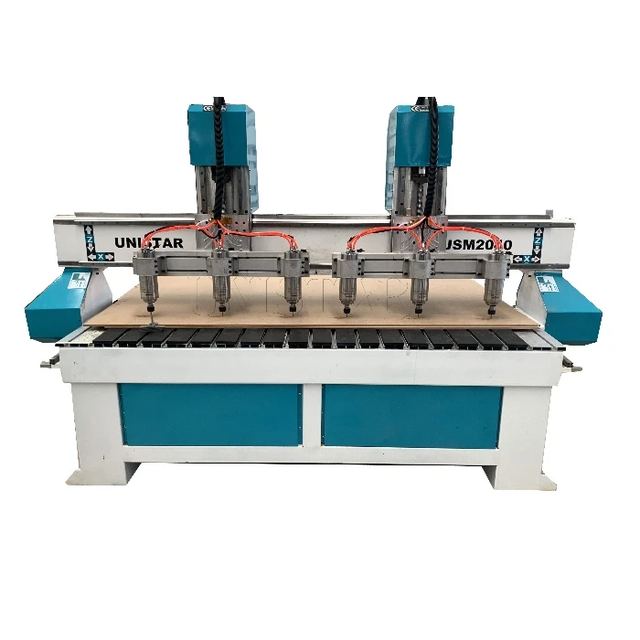 6 Heads Wood Cnc Router